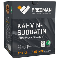 Fredman kahvinsuodatin 110mm 250kpl