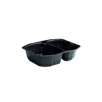 Fredman Comple® 2-osainen ateriarasia 1000ml musta