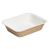 Fredman Comple® kartonkivuoka PET-pinnoitteella 7,5dl ruskea 
