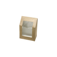 Fredman tortilla box, ruskea, käsin suljettava 