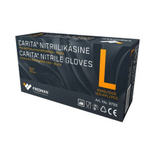 Fredman Carita® nitriilikäsine, musta koko L