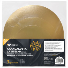 Fredman kakkualustalajitelma kulta 3kpl