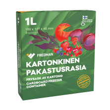 Fredman kartonkinen pakastusrasia 1l