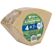 Fredman suodatinpussi No 4  valkaisematon 180kpl
