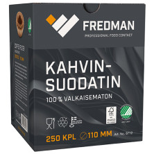 Fredman kahvinsuodatin 110mm 250kpl