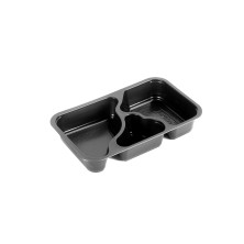 Fredman Comple® 3-osainen ateriarasia 1/4 GN musta
