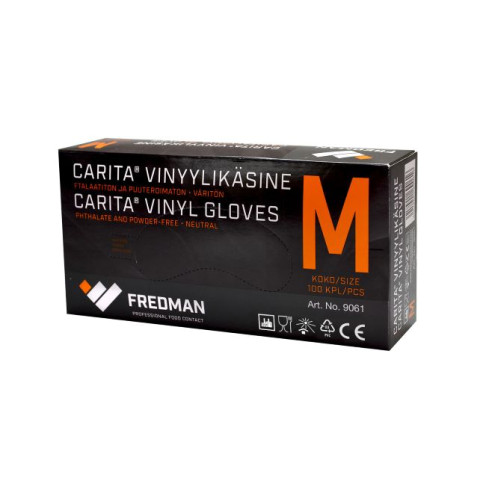 Fredman Carita® vinyylikäsine, koko M