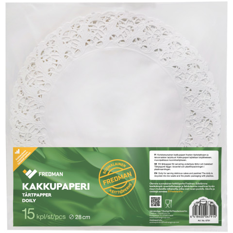 Fredman kakkupaperi Ø 28cm