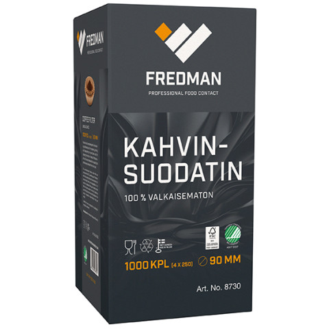 Fredman kahvinsuodatin 90mm 1000kpl