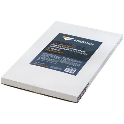 Fredman ruskea arkkileivinpaperi 1/1 GN 325x530 mm