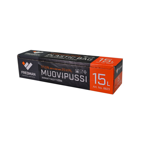 Fredman 1/1 GN muovipussi, 15l
