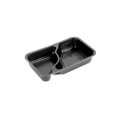 Fredman Comple® 2-osainen ateriarasia 1/4 GN musta