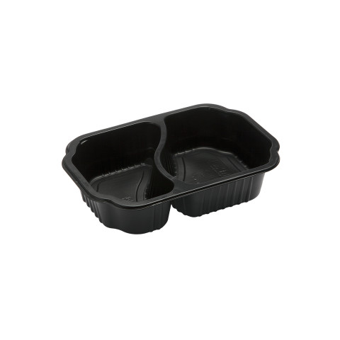 Fredman Comple® 2-osainen ateriarasia 900ml musta