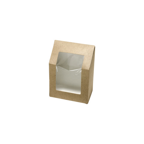 Fredman tortilla box, ruskea, käsin suljettava