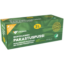 Fredman Biopohjainen pakastuspussi 2l