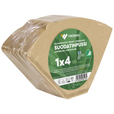 Fredman suodatinpussi, valkaisematon 